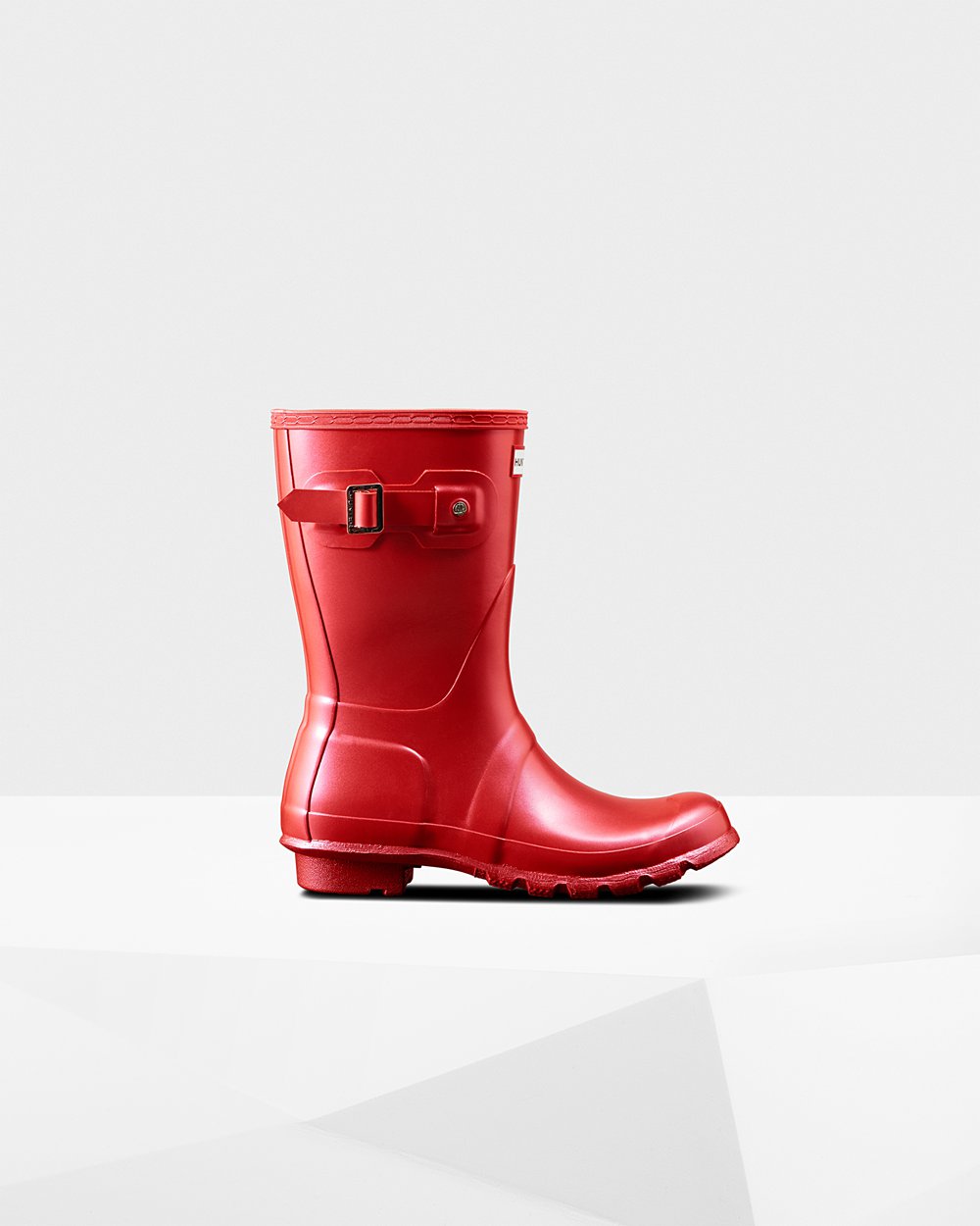 Women Hunter Original Nebula | Short Rain Boots Red | NZ-90643-ATGL